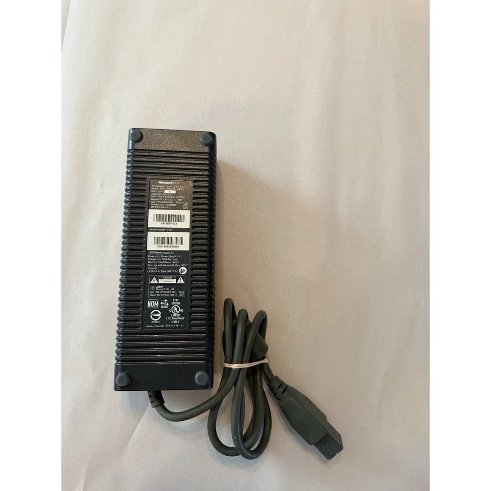 Microsoft Xbox 360 AC Adapter PB-2171-02M1 Power Supply Working Tested